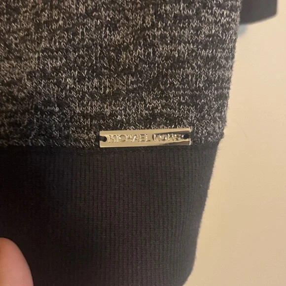 Michael Kors Charcoal Cowl Neck Sweater - Picture 4 of 7